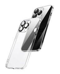 Чехол Crystal Clear Glass Case с защитой камеры из синего металла для Apple iPhone 12 Pro цена и информация | Чехлы для телефонов | pigu.lt