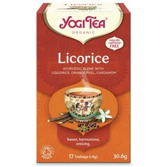 Yogi Tea Licorice prieskoninė saldymedžio arbata, 17 pakelių kaina ir informacija | Arbata | pigu.lt