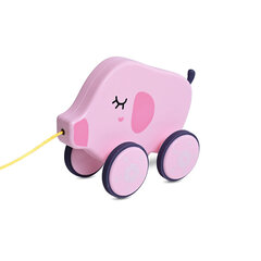 Буксируемая игрушка Lorelli «Поросенок» цена и информация | Развивающие игрушки | pigu.lt