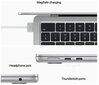 Apple MacBook Air 13" M2 16/256GB, ENG, Silver MLXY3ZE/A/R1|Z15W000DD kaina ir informacija | Nešiojami kompiuteriai | pigu.lt