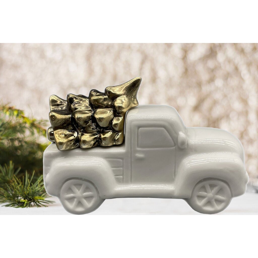 Kalėdinė dekoracija Automobilis su eglute kaina ir informacija | Kalėdinės dekoracijos | pigu.lt