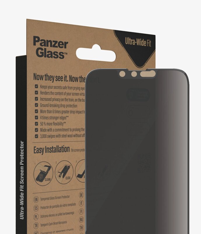 PanzerGlass iPhone 14/13/13 Pro kaina ir informacija | Apsauginės plėvelės telefonams | pigu.lt