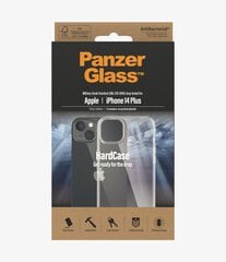 PanzerGlass HardCase iPhone 14 Plus 6,7" Antibacterial Military grade transparent 0403 цена и информация | Чехлы для телефонов | pigu.lt