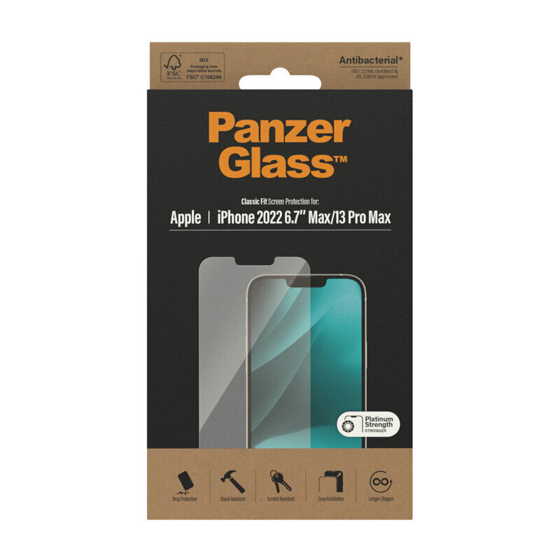 PanzerGlass iPhone 14 Plus/13 Pro Max kaina ir informacija | Apsauginės plėvelės telefonams | pigu.lt