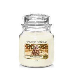 Yankee Candle kvapnioji žvakė Spun Sugar Flurries 411 g kaina ir informacija | Žvakės, Žvakidės | pigu.lt