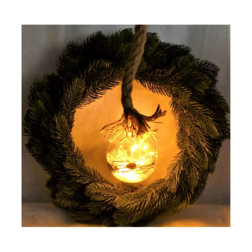 LED lemputė Lumineo Balta (Ø 14 cm) kaina ir informacija | Kalėdinės dekoracijos | pigu.lt