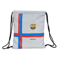 Kuprinė su virvutėmis f.c. barcelona, 35 x 40 x 1 cm., pilka цена и информация | Школьные рюкзаки, спортивные сумки | pigu.lt