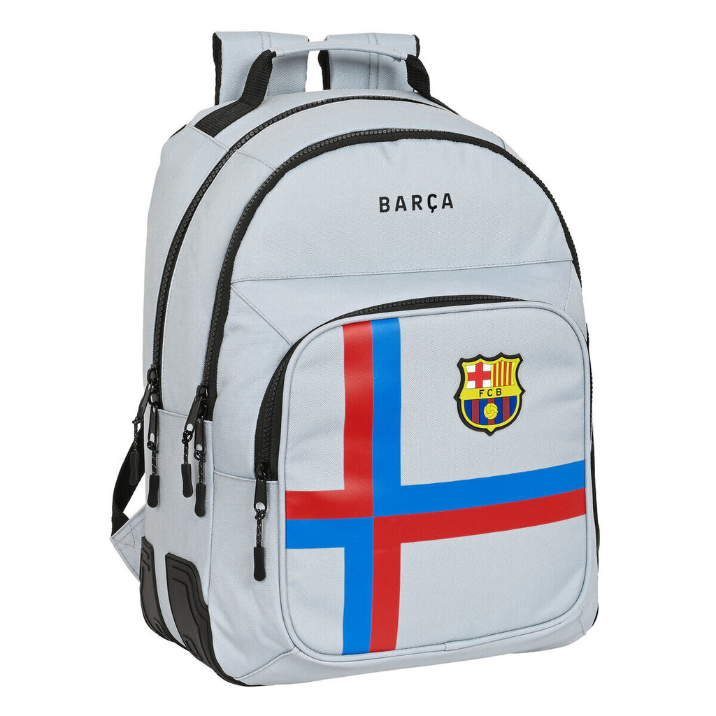 Mokyklinis krepšys F.C. Barcelona, 32 x 42 x 15 cm., pilka цена и информация | Kuprinės mokyklai, sportiniai maišeliai | pigu.lt