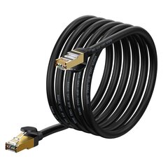 Baseus Ethernet RJ45, 10Gbps, 3 м network cable (black) цена и информация | Кабели и провода | pigu.lt