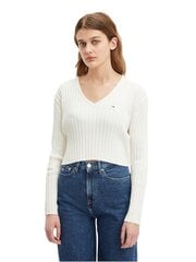 Tommy Hilfiger moteriškas megztinis 49718, baltas цена и информация | Женские кофты | pigu.lt