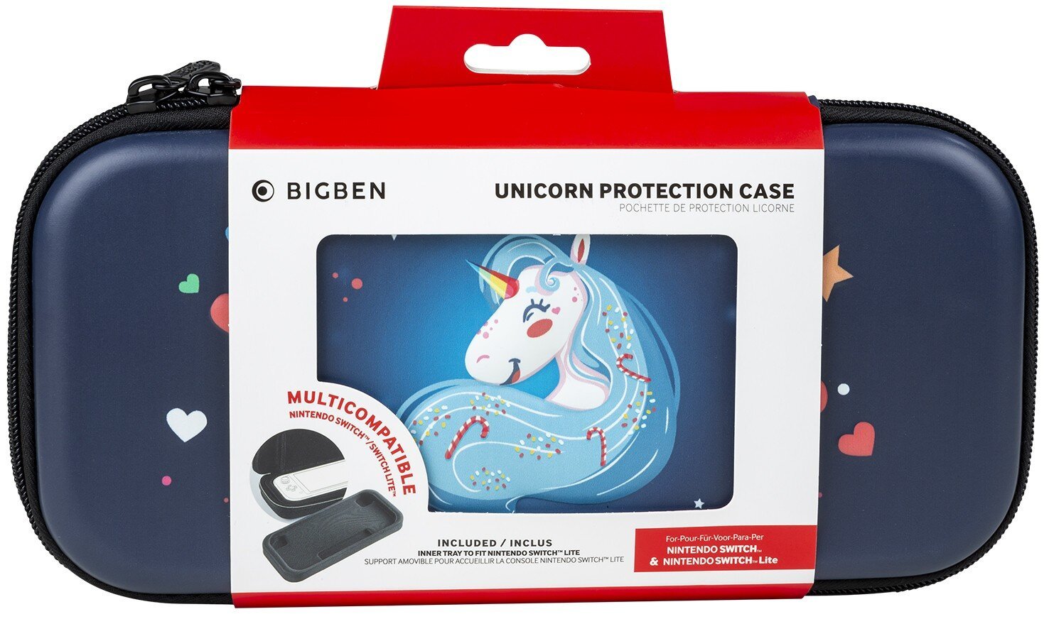 BigBen Nintendo Case Unicorn 3D Design kaina ir informacija | Žaidimų kompiuterių priedai | pigu.lt