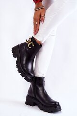 Auliniai batai moterims Chelsea BSB22463, juodi цена и информация | Женские сапоги | pigu.lt