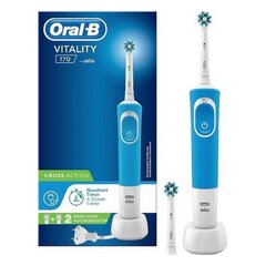 Электрическая зубная щетка Oral-B Vitality D100.413.1 PRO 3D White, белый цена и информация | Электрические зубные щетки | pigu.lt