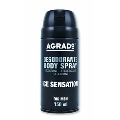 Purškiamas dezodorantas Agrado Ice Sensation vyrams, 150 ml kaina ir informacija | Dezodorantai | pigu.lt