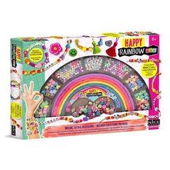 Apyrankių kūrimo rinkinys Nice Happy Rainbow цена и информация | Игрушки для девочек | pigu.lt