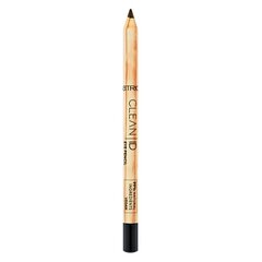 Akių pieštukas Catrice Clean ID Eye Pencil 010 Truly Black, 1.1g цена и информация | Тушь, средства для роста ресниц, тени для век, карандаши для глаз | pigu.lt