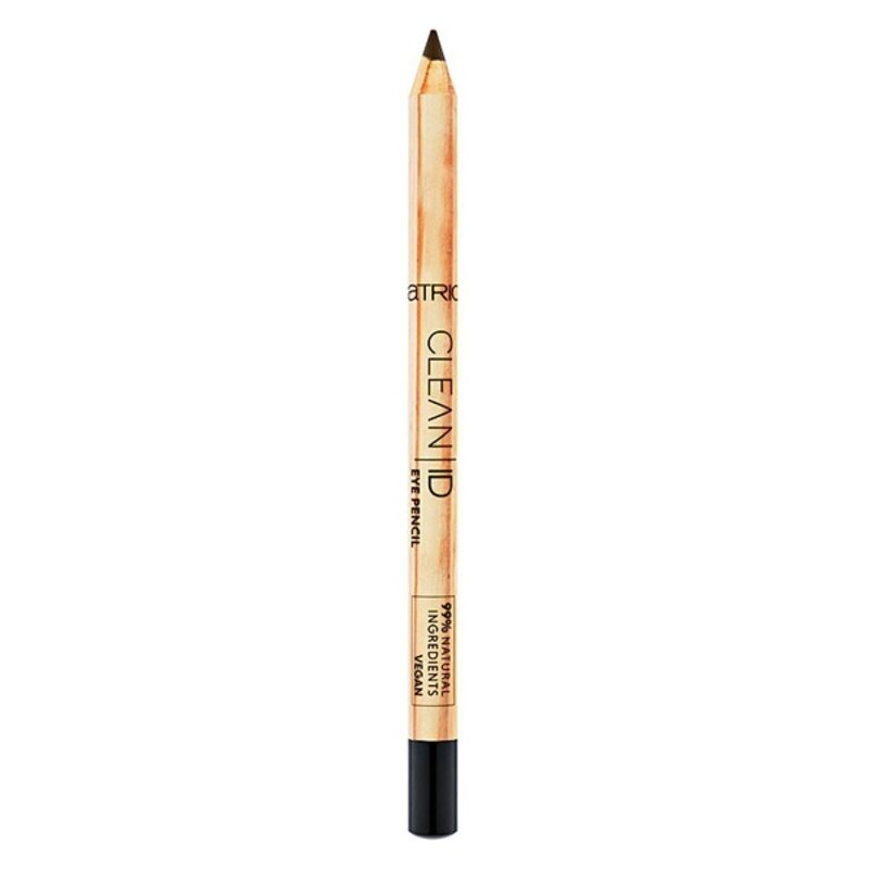 Akių pieštukas Catrice Clean ID Eye Pencil 010 Truly Black, 1.1g kaina ir informacija | Akių šešėliai, pieštukai, blakstienų tušai, serumai | pigu.lt