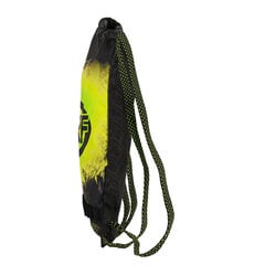Рюкзак со шнурками Ner Neon, черный, желтый (35 х 40 х 1 см) цена и информация | Школьные рюкзаки, спортивные сумки | pigu.lt