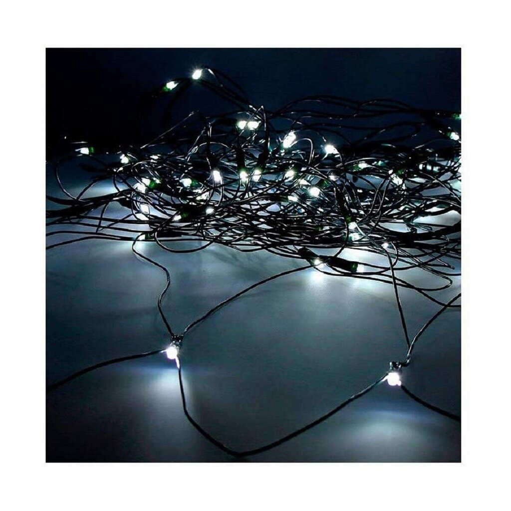 LED žibintų girlianda EDM Balta 1,6 W (2 x 1,5 m) kaina ir informacija | Girliandos | pigu.lt