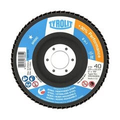 Pjovimo diskas Tyrolit 125 x 22,23 mm kaina ir informacija | Mechaniniai įrankiai | pigu.lt