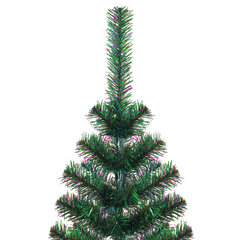 Dirbtinė Kalėdų eglutė su spalvotomis šakomis, 240cm kaina ir informacija | Eglutės, vainikai, stovai | pigu.lt