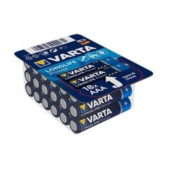 Baterijos Varta AAA 18 vnt. kaina ir informacija | Elementai | pigu.lt