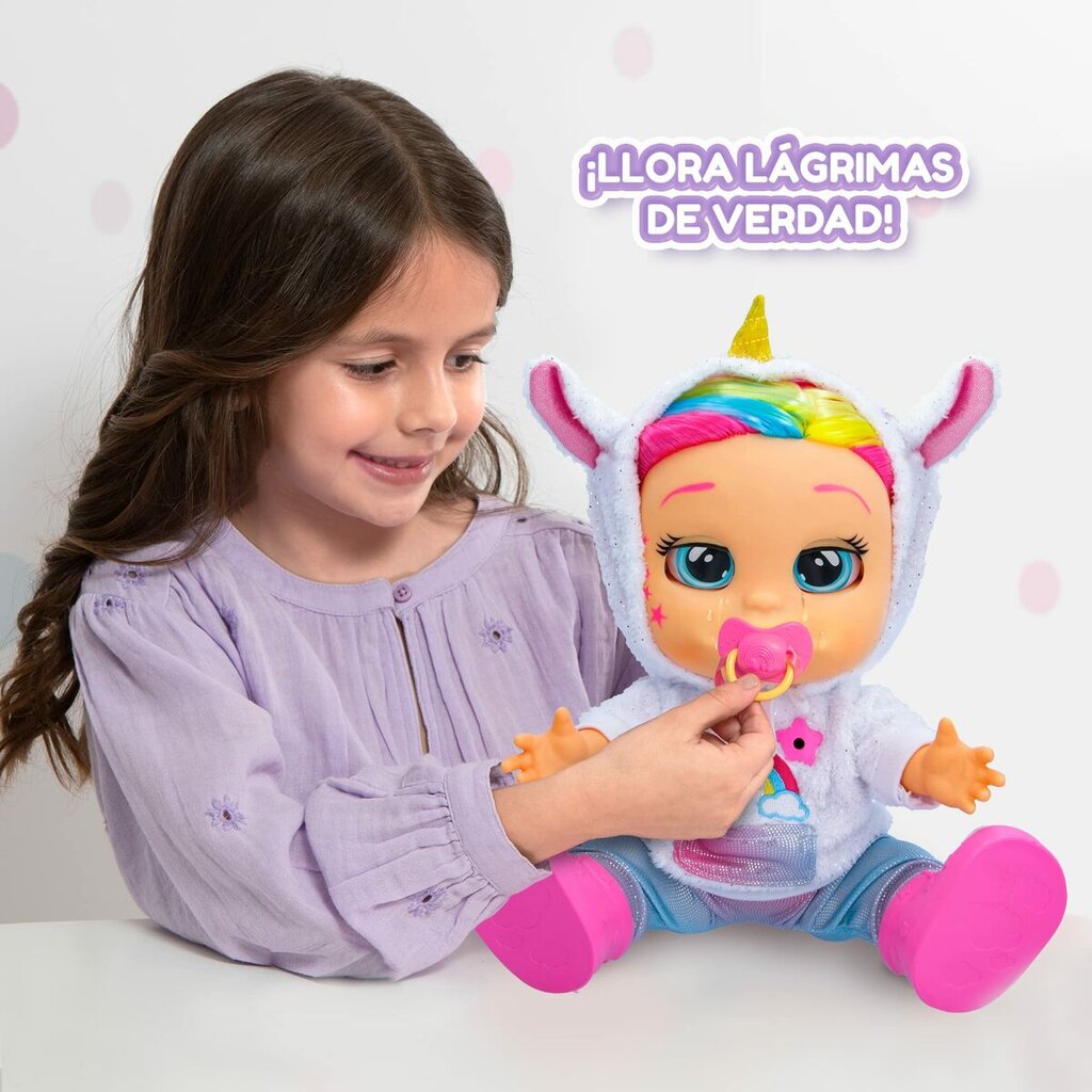 Kūdikių lėlė imc toys dreamy 33,5 cm judančios figūros su garsu kaina ir informacija | Žaislai mergaitėms | pigu.lt