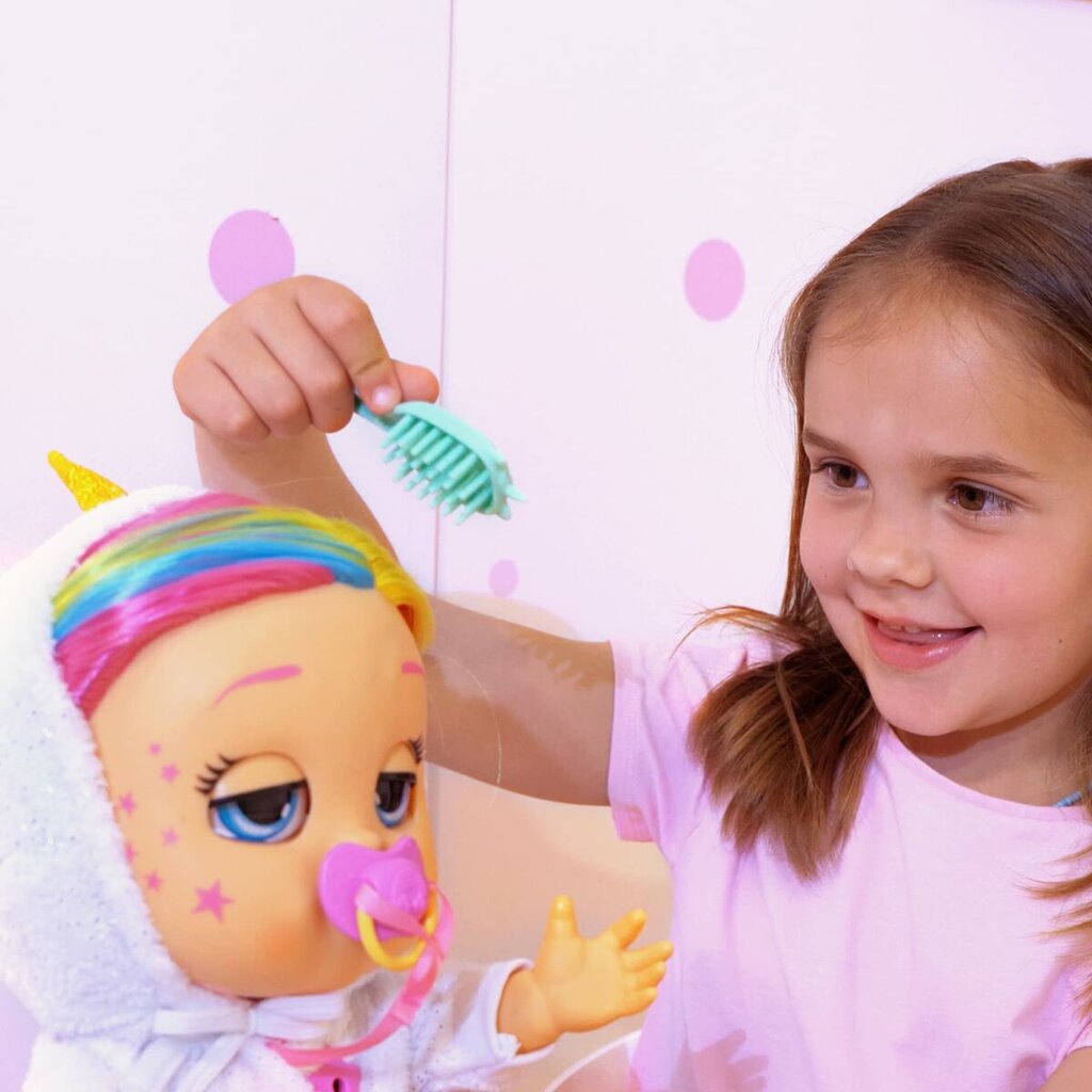 Kūdikių lėlė imc toys dreamy 33,5 cm judančios figūros su garsu kaina ir informacija | Žaislai mergaitėms | pigu.lt