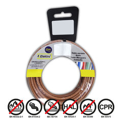 Параллельный кабель с интерфейсом EDM 28507, коричневый, 50 м цена и информация | Кабели и провода | pigu.lt
