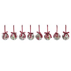 Ёлочные шарики DKD Home Decor Щелкунчик, красные / зеленые цена и информация | Ёлочные игрушки, верхушки | pigu.lt