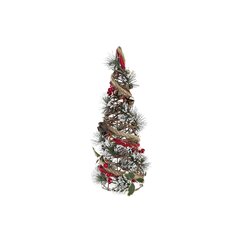 Декоративная новогодняя елка DKD Home Decor, 15 x 15 x 41 см цена и информация | Рождественское украшение CA1031, 10 см | pigu.lt