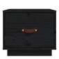 Naktinė spintelė 40x34x35cm, juoda kaina ir informacija | Spintelės prie lovos | pigu.lt