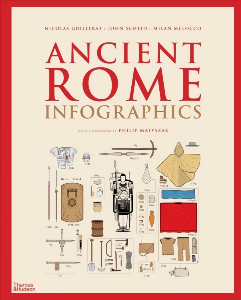 Ancient Rome: Infographics цена и информация | Istorinės knygos | pigu.lt