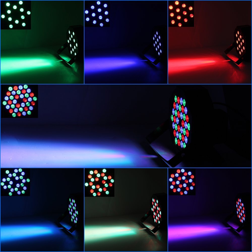 Šviesos efektas LED DMX 36W kaina ir informacija | Dekoracijos šventėms | pigu.lt
