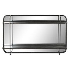 Pakabinamas veidrodis DKD Home Decor, juodas kaina ir informacija | Veidrodžiai | pigu.lt