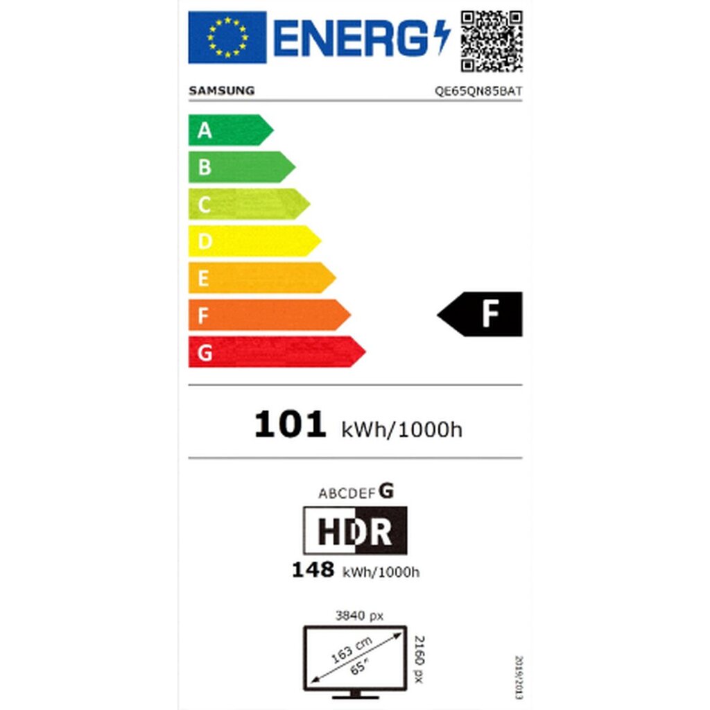 Samsung QE65QN85BATX kaina ir informacija | Televizoriai | pigu.lt