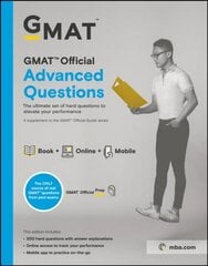 GMAT Official Advanced Questions цена и информация | Книги по экономике | pigu.lt