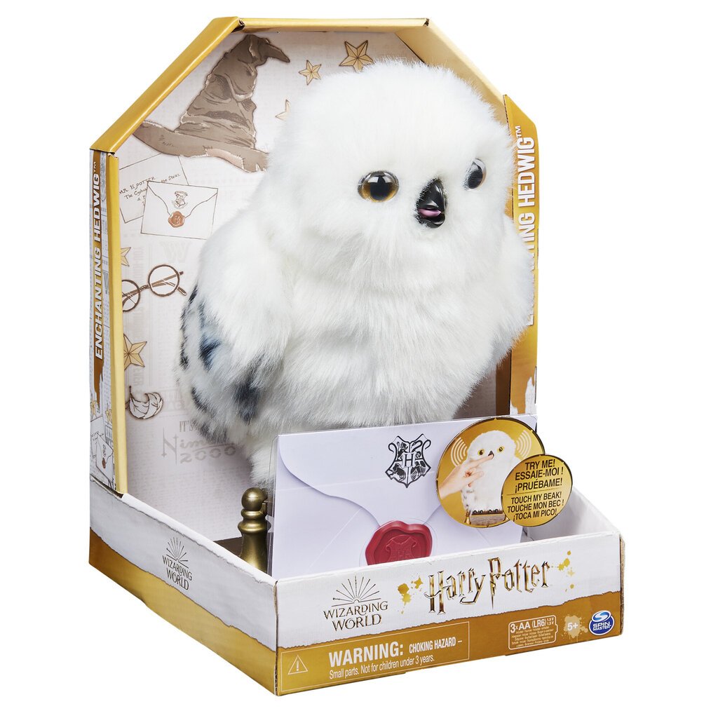 Hario Poterio pelėda Harry Potter Hedviga, 30 cm kaina ir informacija | Žaislai mergaitėms | pigu.lt