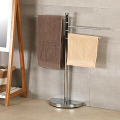 Напольная вешалка для полотенец Versa Металл (45 x 91 x 28 cm) цена и информация | Аксессуары для ванной комнаты | pigu.lt