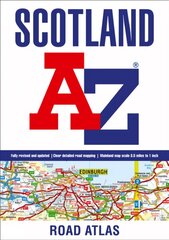 Scotland A-Z Road Atlas 3rd Revised edition kaina ir informacija | Kelionių vadovai, aprašymai | pigu.lt