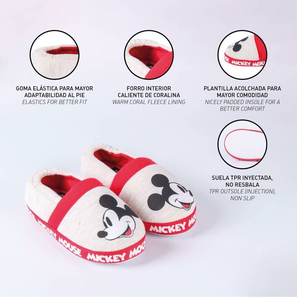 Šlepetės vyrams Mickey Mouse S0733850 kaina ir informacija | Vyriškos šlepetės, basutės | pigu.lt