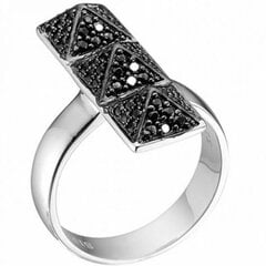 Женское кольцо Sif Jakobs R1851-2-BK-54 4554712 цена и информация | Кольцо | pigu.lt