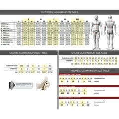 Комбинезон для гонок OMP OMPNB157907148 Чёрный Размер 48 цена и информация | Мужская спортивная одежда | pigu.lt