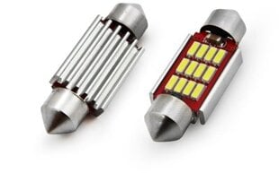 LED lemputes 2 vnt. Canbus 12 smd 39*12mm kaina ir informacija | Automobilių lemputės | pigu.lt