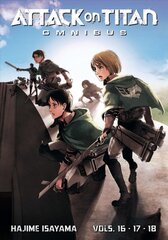 Attack on Titan Omnibus 6 (Vol. 16-18) цена и информация | Fantastinės, mistinės knygos | pigu.lt