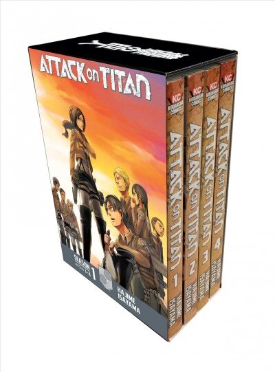 Attack On Titan Season 1 Part 1 Manga Box Set цена и информация | Komiksai | pigu.lt