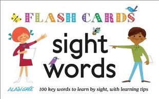 Sight Words - Flash Cards: 100 Key Words to Learn by Sight, with Learning Tips kaina ir informacija | Knygos mažiesiems | pigu.lt