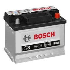 Блок стартерных аккумуляторов Bosch S3004, 12V 53Ah 500A B13, свинцово-кислотная батарея цена и информация | Bosch Аккумуляторы и зарядные устройства | pigu.lt