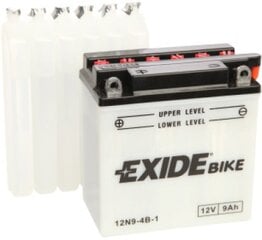 12V 9Ah 12N9-4B-1 135x75x139+- Exide kaina ir informacija | Moto akumuliatoriai | pigu.lt