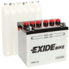 12V 24Ah 12N24-4A 184x124x175+- Exide kaina ir informacija | Moto akumuliatoriai | pigu.lt